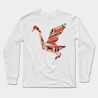 Geometric Bird Long Sleeve T-Shirt